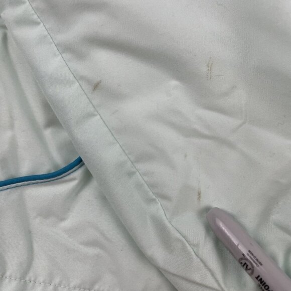 Columbia Hooded Windbreaker Youth Girls (7-8) Nylon Shell Mesh Lining Green - Picture 14 of 14